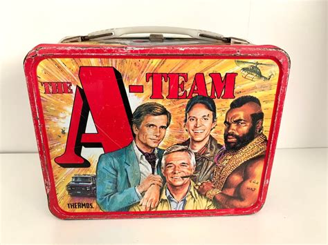 vintage the a team lunch box